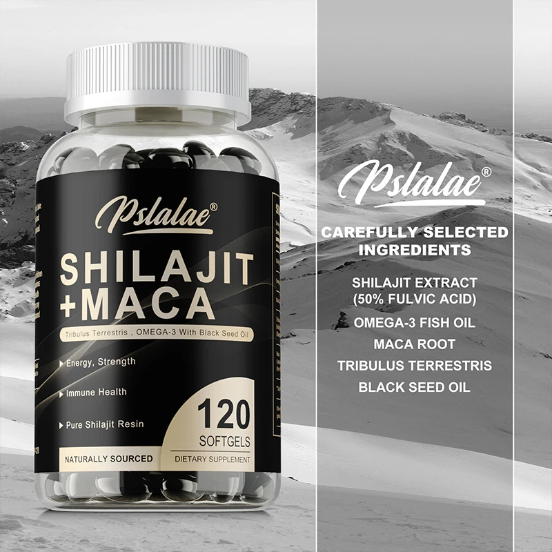 Shilajit + Maca 캡슐 - 면역 및 신장 건 - Herbal Queen 리뷰 및 가격