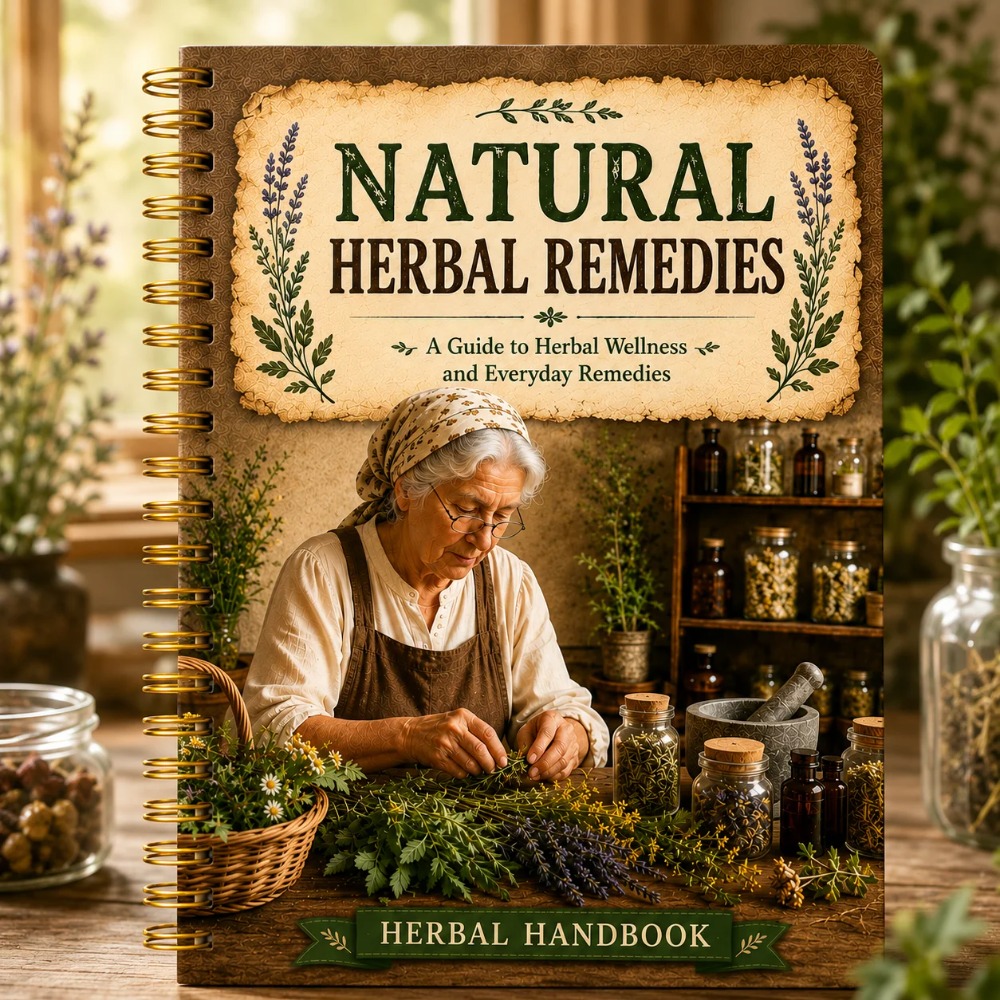 천연 허브 요법 레시피를 기록하기에 완벽한 빈티지 디자 - Herbal Wellness Recipes 리뷰 및 가격
