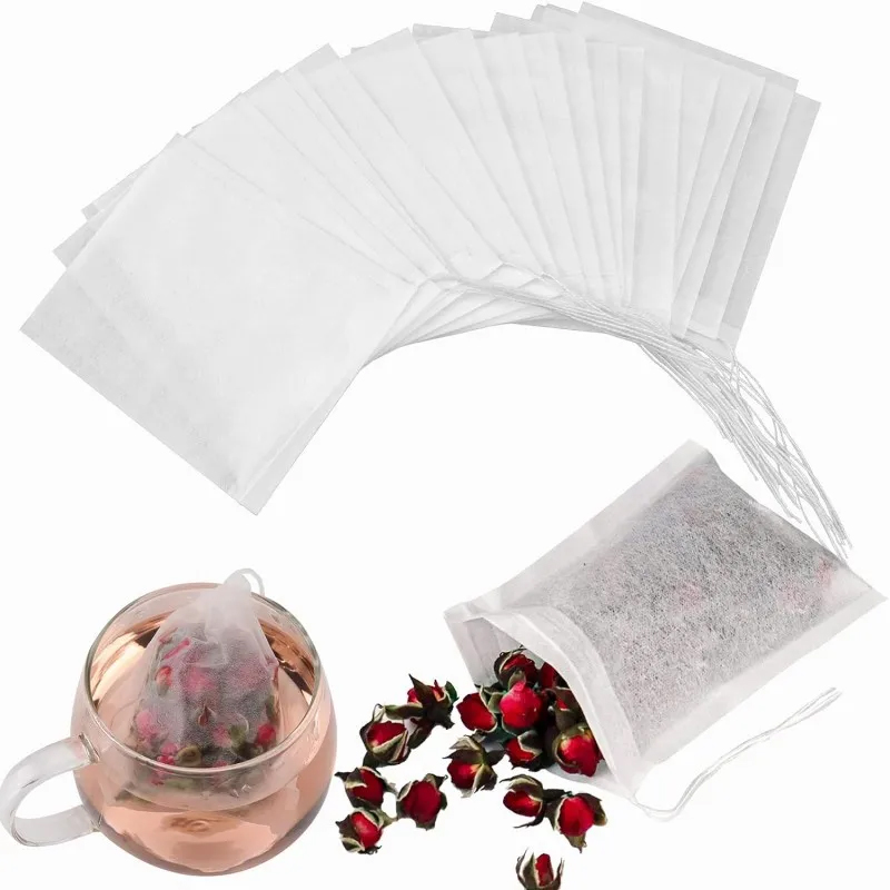 100pcs 일회용 티백 허브 느슨한 차에 대 한 그리 - Herbal Wellness Products 리뷰 및 가격