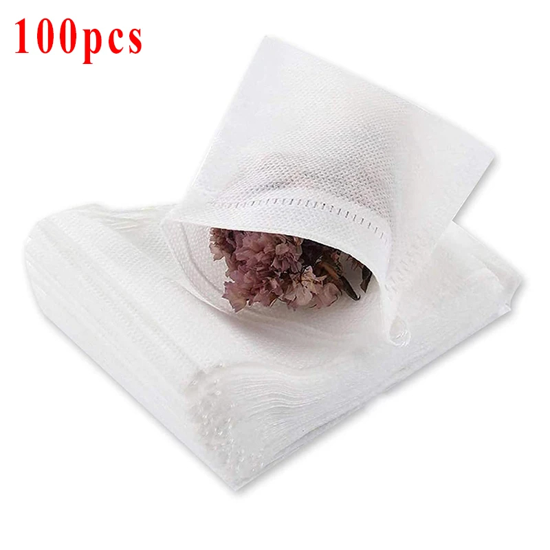 100pcs 일회용 티백 허브 느슨한 차에 대 한 그리 - Herbal Wellness Products 리뷰 및 가격